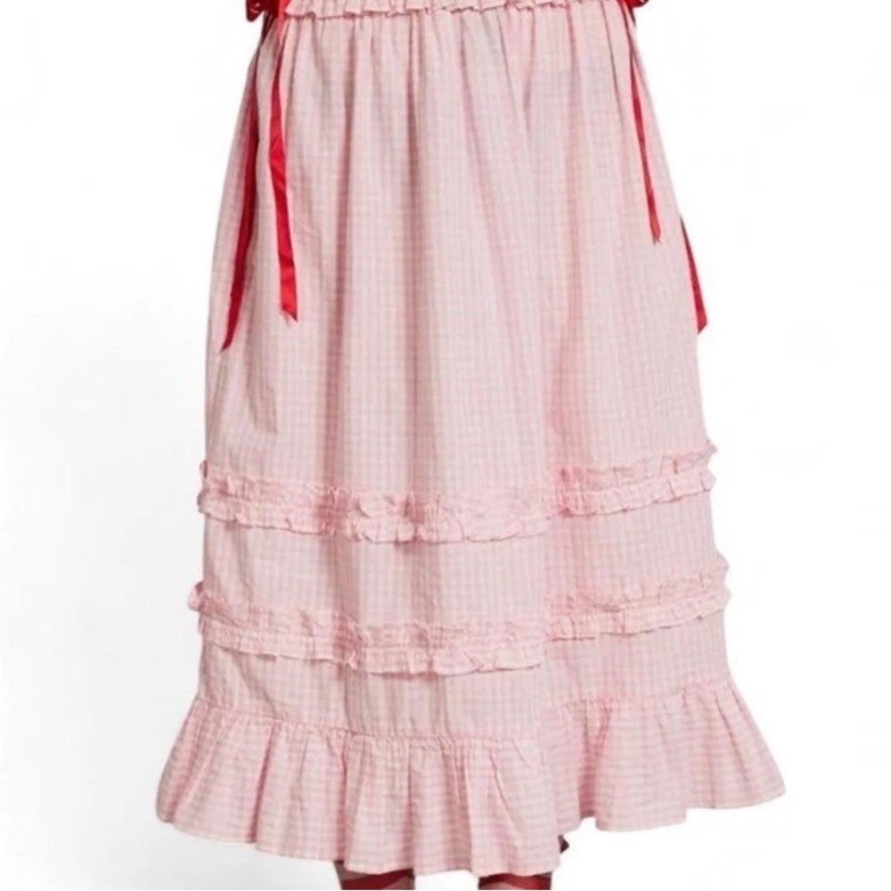 Pink Ruffled Women's Skirt